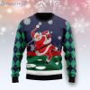 Santa Golfer Funny Santa Ugly Christmas Sweater