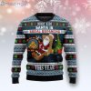 Santa Is Social Distancing Ugly Christmas Sweater