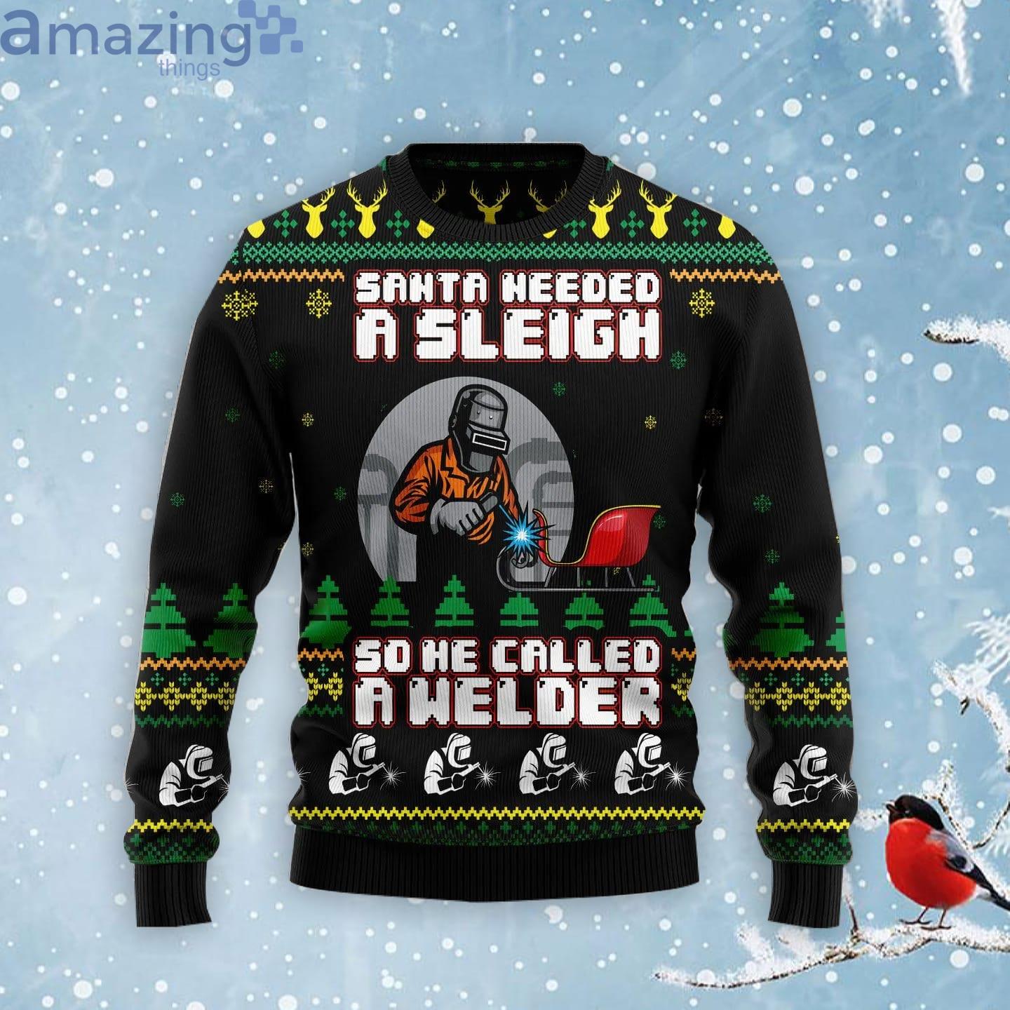 Santa Needed A Sleigh Ugly Christmas Sweater Product Photo 1 Santa Needed A Sleigh Ugly Christmas Sweater Product Photo 1