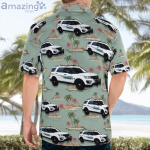Santa Rosa California Sonoma County Sheriff's Office Ford Interceptor Utility Hawaiian Shirt Product Photo 2