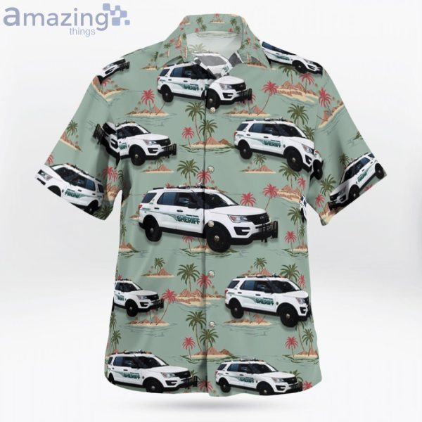 Santa Rosa California Sonoma County Sheriff's Office Ford Interceptor Utility Hawaiian Shirt Product Photo 4