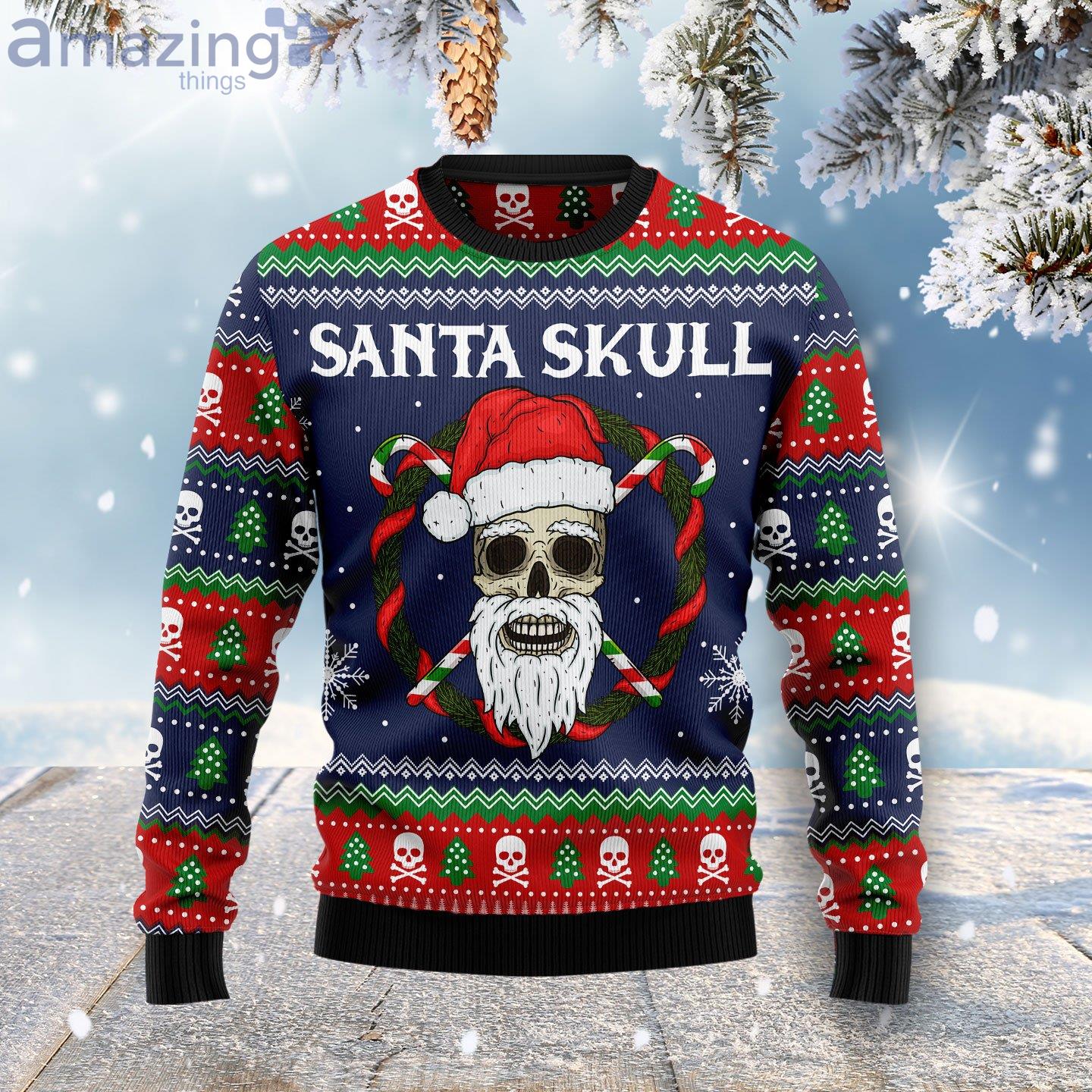 Santa store skull sweater