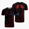 Sasuke Akatsuki Anime Merch Costume Printed 3D T-Shirt