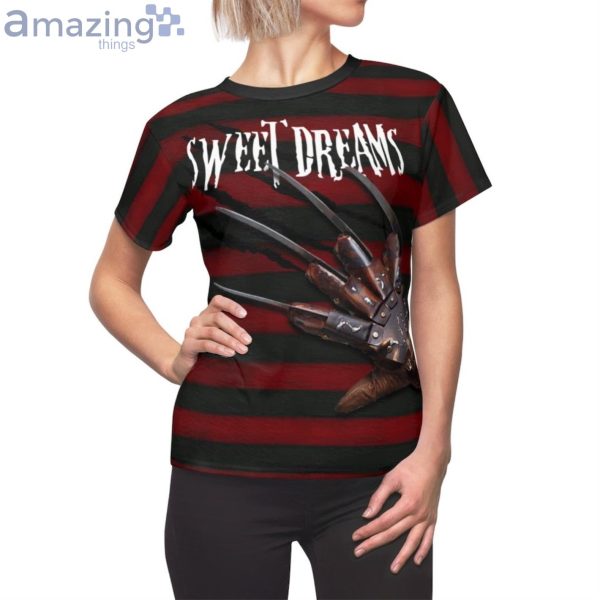 Scary Halloween All Over Print T-Shirt For Women Product Photo 5