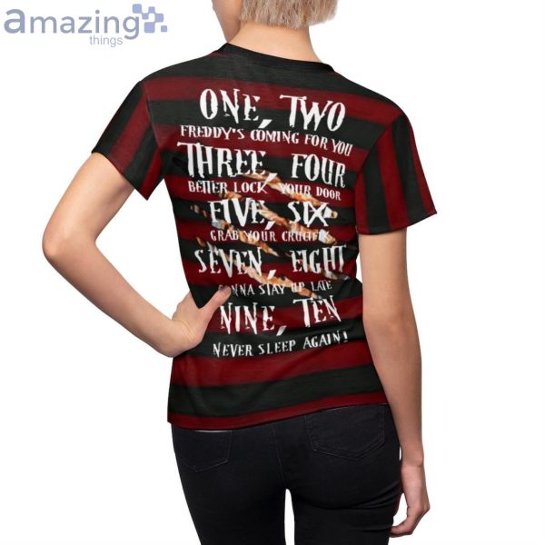 Scary Halloween All Over Print T-Shirt For Women Product Photo 6