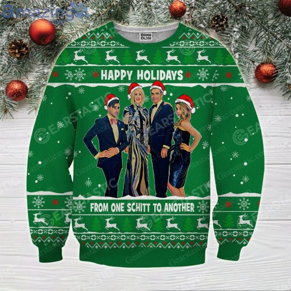 Schitt's Creek Happy Holidays From One Schitt To Another Christmas Sweater Product Photo 1