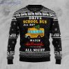 School Bus All Day Bus School Ugly Christmas Sweater