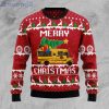 School Bus Merry Christmas Red Ugly Christmas Sweater