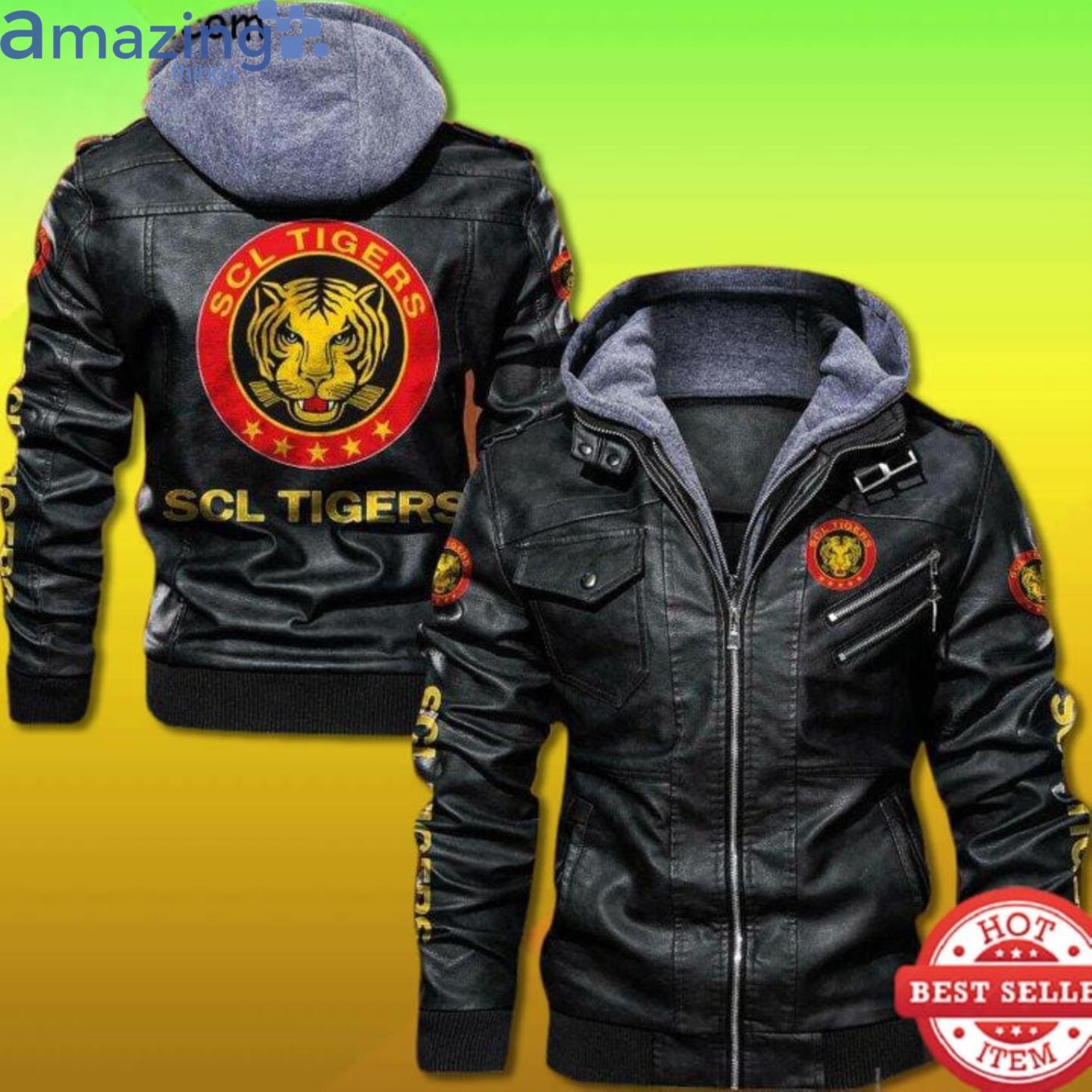 Scl Tigers 2D Trending Leather Jacket Product Photo 1