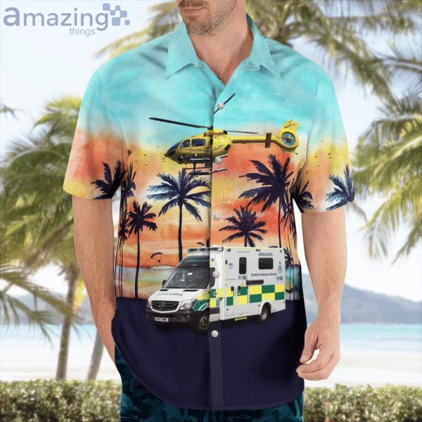 Scotland Scottish Ambulance Service Mercedes-Benz Sprinter Hawaiian Shirt Product Photo 3