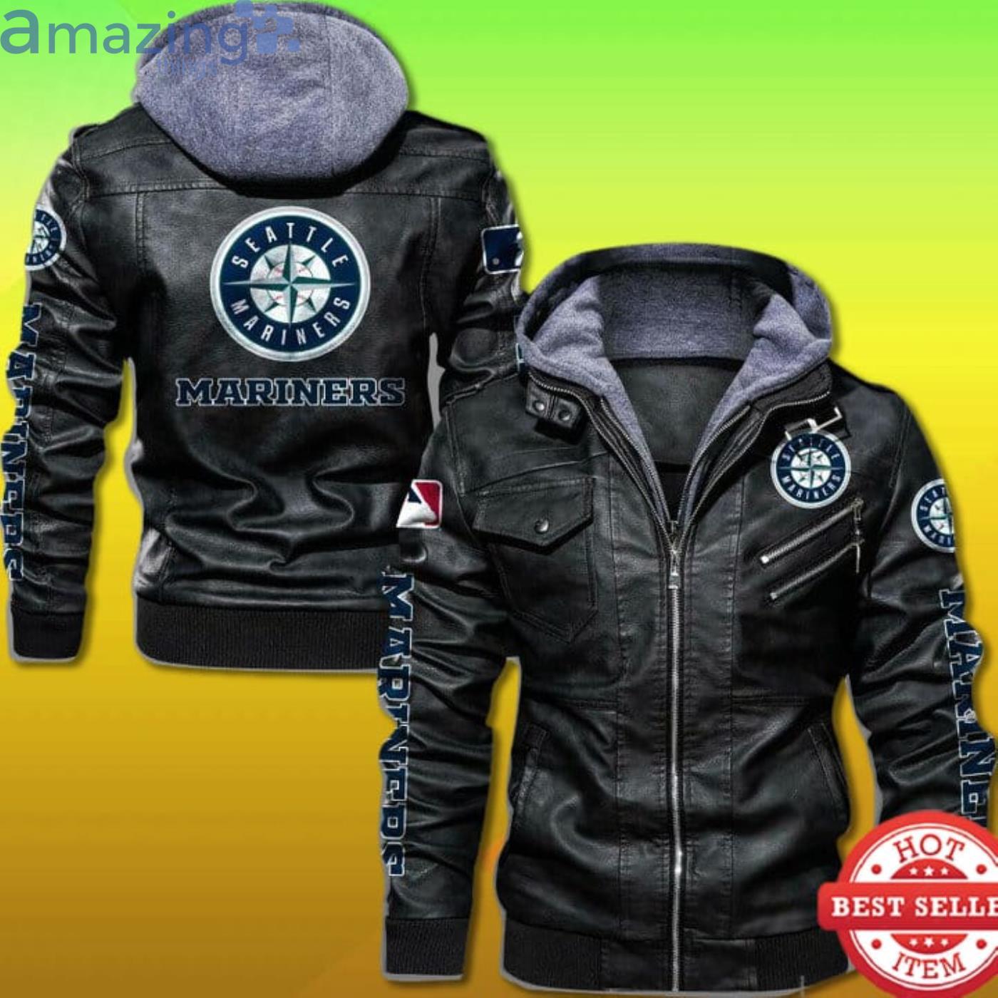 Seattle Mariners 2D Trending Leather Jacket Product Photo 1