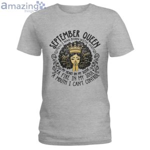 September Black Queen My Heart On My Sleeve Ladies T-Shirt Product Photo 2