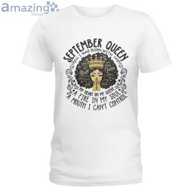 September Black Queen My Heart On My Sleeve Ladies T-Shirt Product Photo 7 Product photo 2