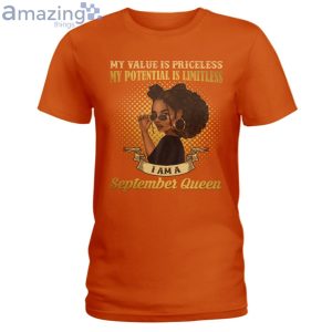 September Queen Her Value Is Priceless Ladies T Shirt image September Queen Her Value Is Priceless Ladies T-Shirt Product Photo 4