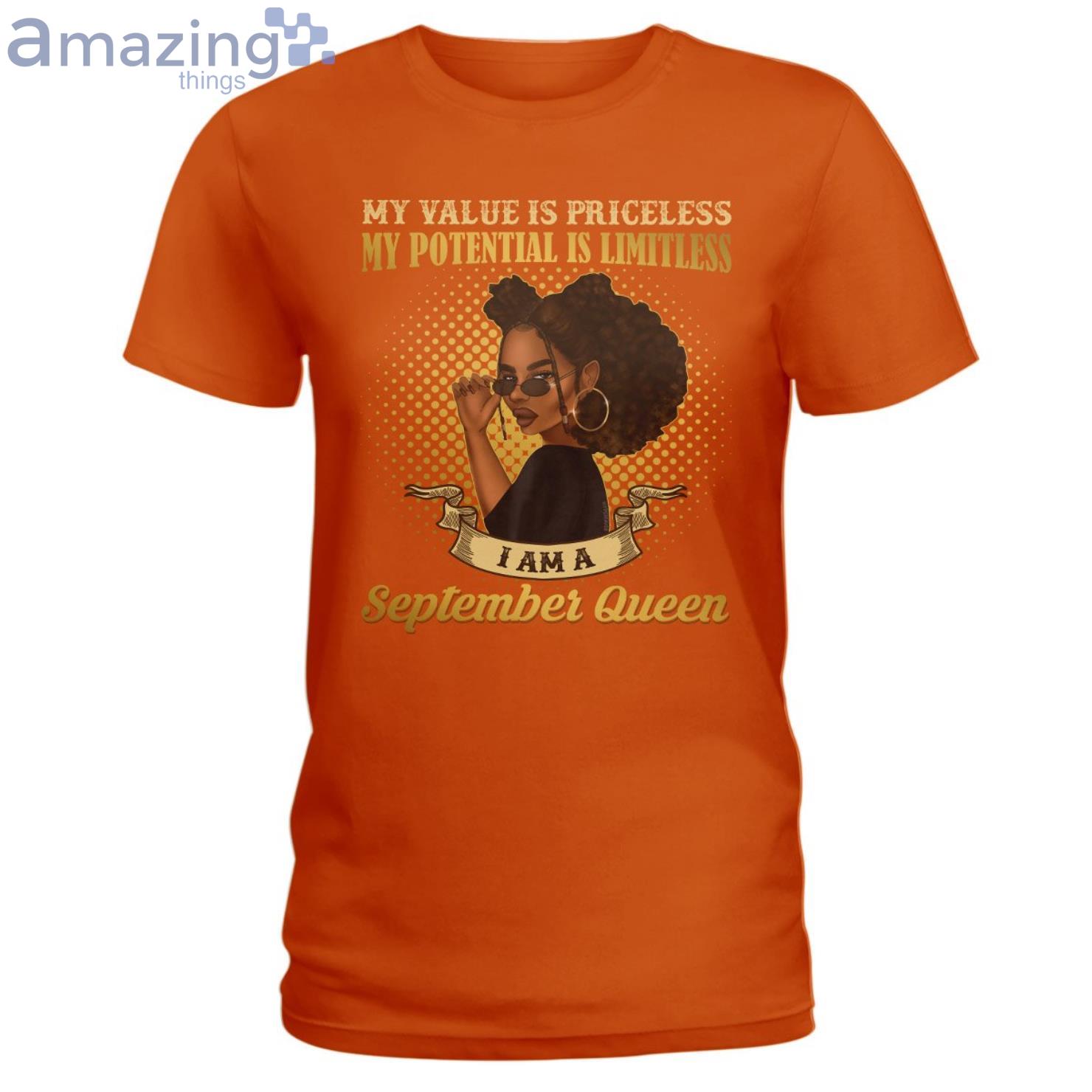 September Queen Her Value Is Priceless Ladies T Shirt image September Queen Her Value Is Priceless Ladies T-Shirt Product Photo 4