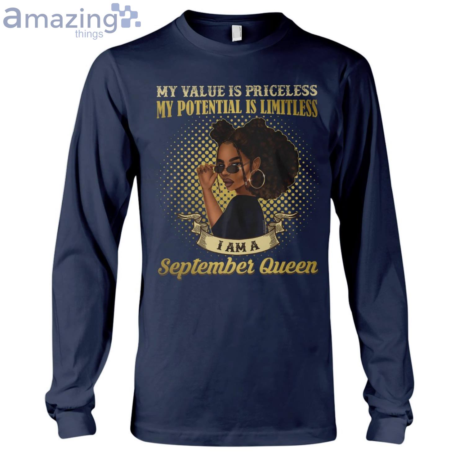 September Queen Her Value Is Priceless Ladies T Shirt image September Queen Her Value Is Priceless Ladies T-Shirt Product Photo 10