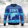 Shark Jaws Blue Best Gift Ugly Christmas Sweater