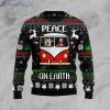Shiba Inu Peace On Earth Ugly Christmas Sweater