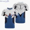 Shinji Ikari Cosplay Costume Neon Genesis Evangelion Anime Merch Printed 3D T-Shirt