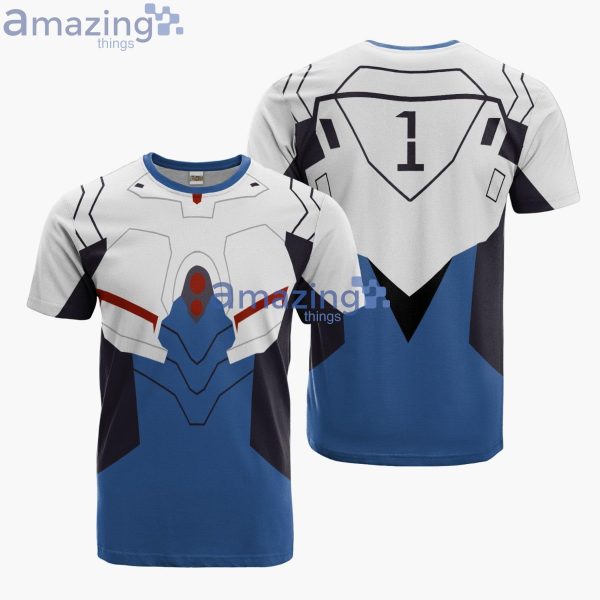 Shinji Ikari Cosplay Costume Neon Genesis Evangelion Anime Merch Printed 3D T-Shirt Product Photo 1