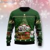 Siberian Husky Group Xmas Green Ugly Christmas Sweater