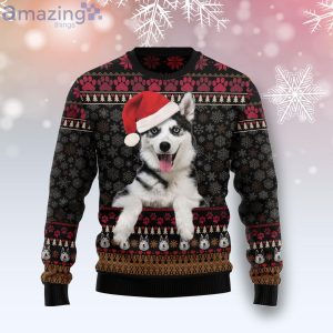 Siberian Husky Lover Ugly Christmas Sweater Product Photo 1