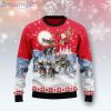 Siberian Husky Santa Claus Ugly Christmas Sweater