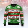 Single Ready To Jingle Green Ugly Christmas Sweater