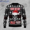 Skull Jolly Face Christmas Ugly Sweater