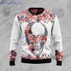 Skull Roses Flowers Christmas Ugly Sweater