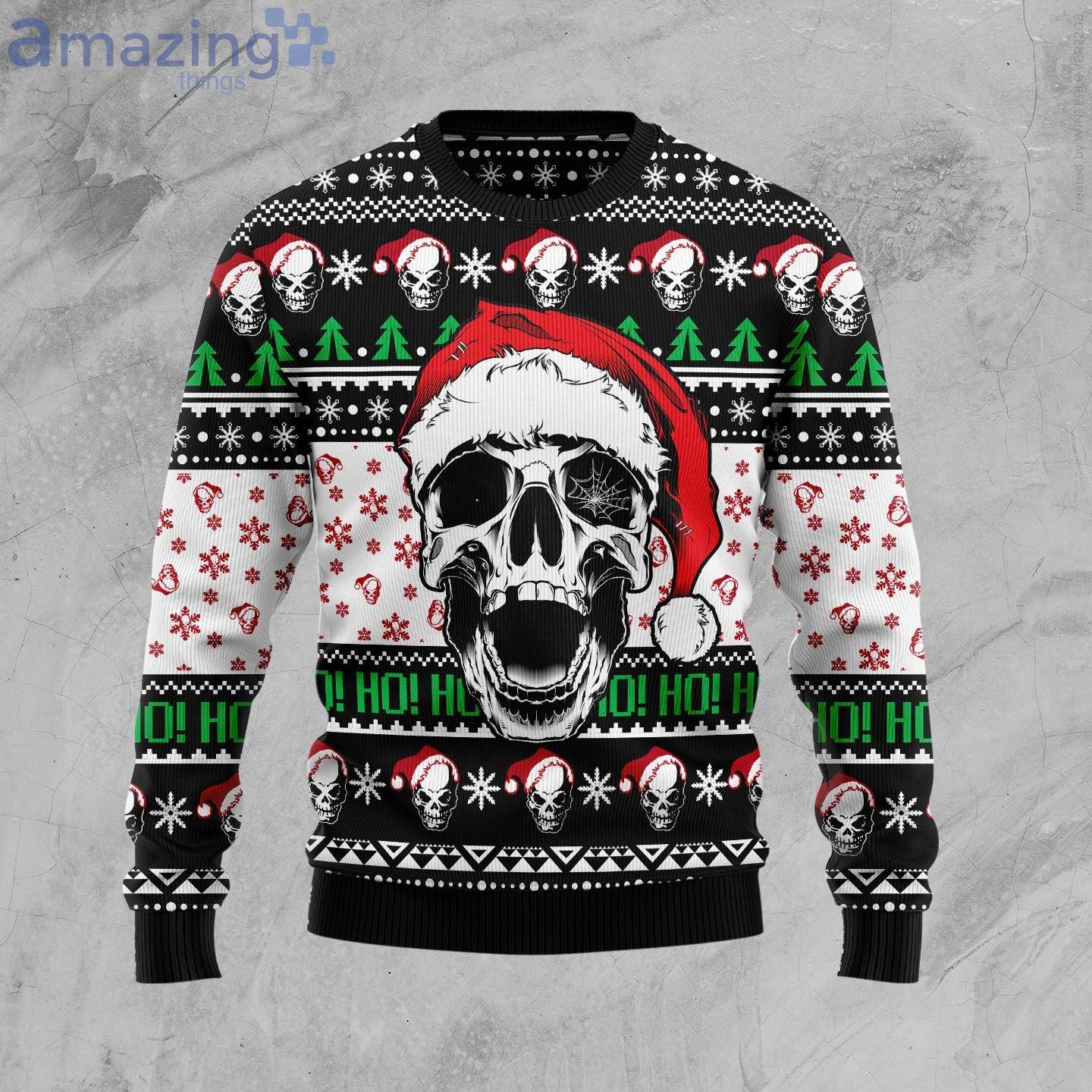 Skull Xmas Skull Pattern Ugly Christmas Sweater image Skull Xmas Skull Pattern Ugly Christmas Sweater Product Photo 1 Product photo 1