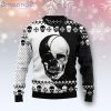 Skull Yinyang Skull Pattern Ugly Christmas Sweater