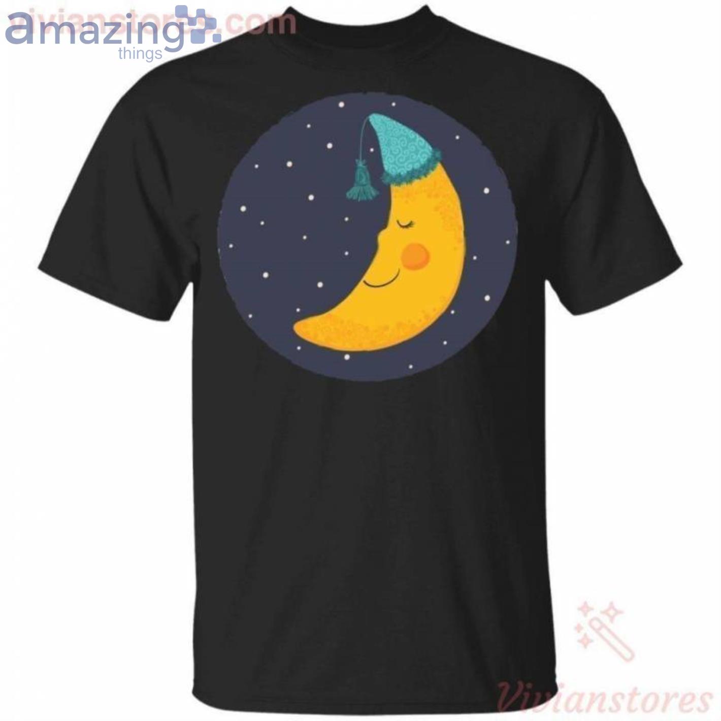 Sleeping Moon Bed Time For Halloween Lovely T-Shirt Product Photo 1