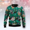 Sloth Hohoho Best Gift Green Ugly Christmas Sweater