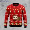 Sloth Lover Baby Sloth Red Ugly Christmas Sweater