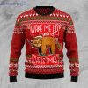 Sloth Wake Up Me When It‘s Christmas Ugly Christmas Sweater
