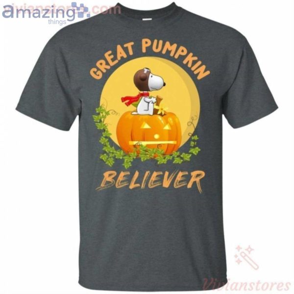 Snoopy Great Pumpkin Believer Halloween T-Shirt Product Photo 2