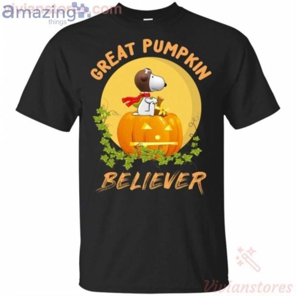 Snoopy Great Pumpkin Believer Halloween T-Shirt Product Photo 1