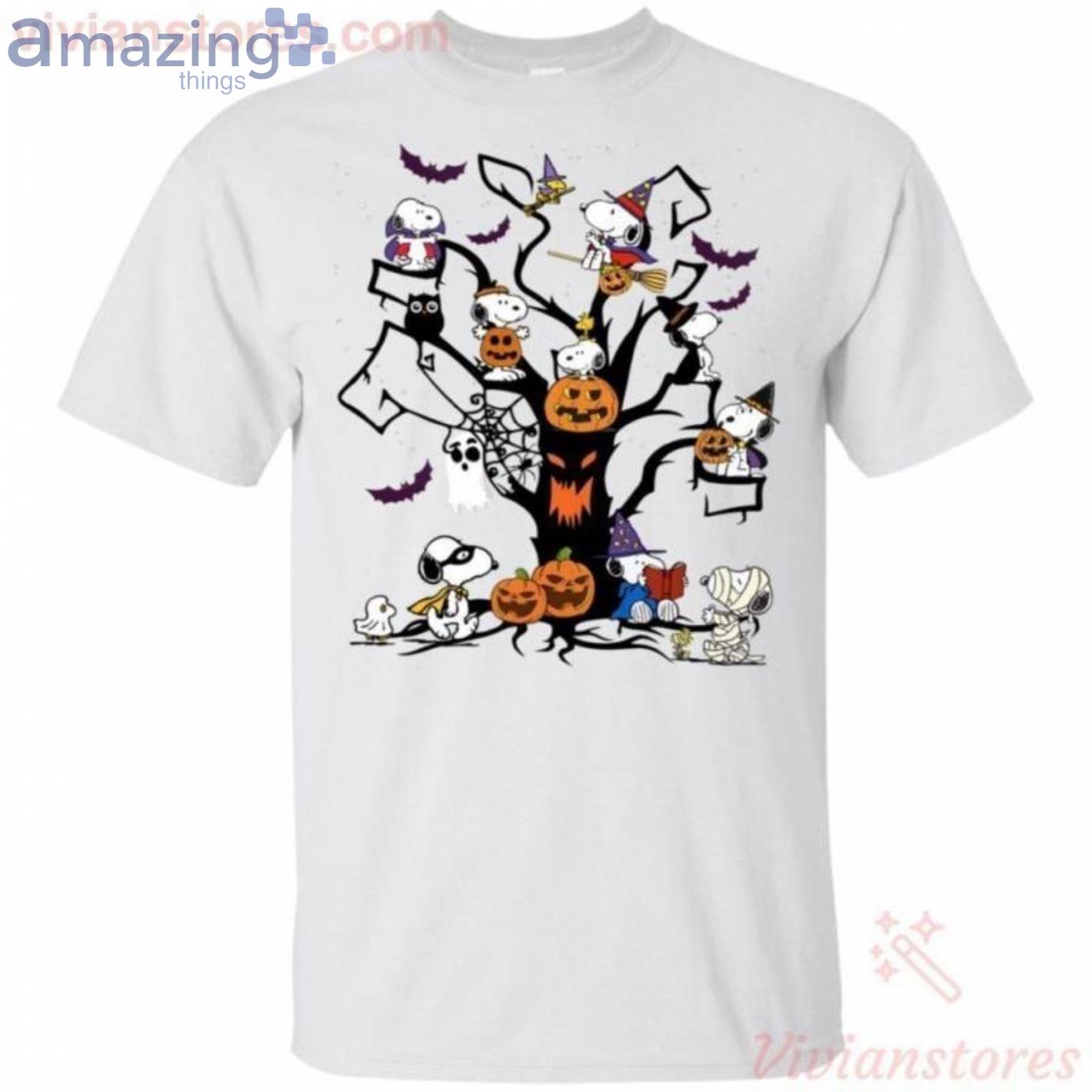 Snoopy Halloween Tree Halloween T-Shirt Product Photo 1