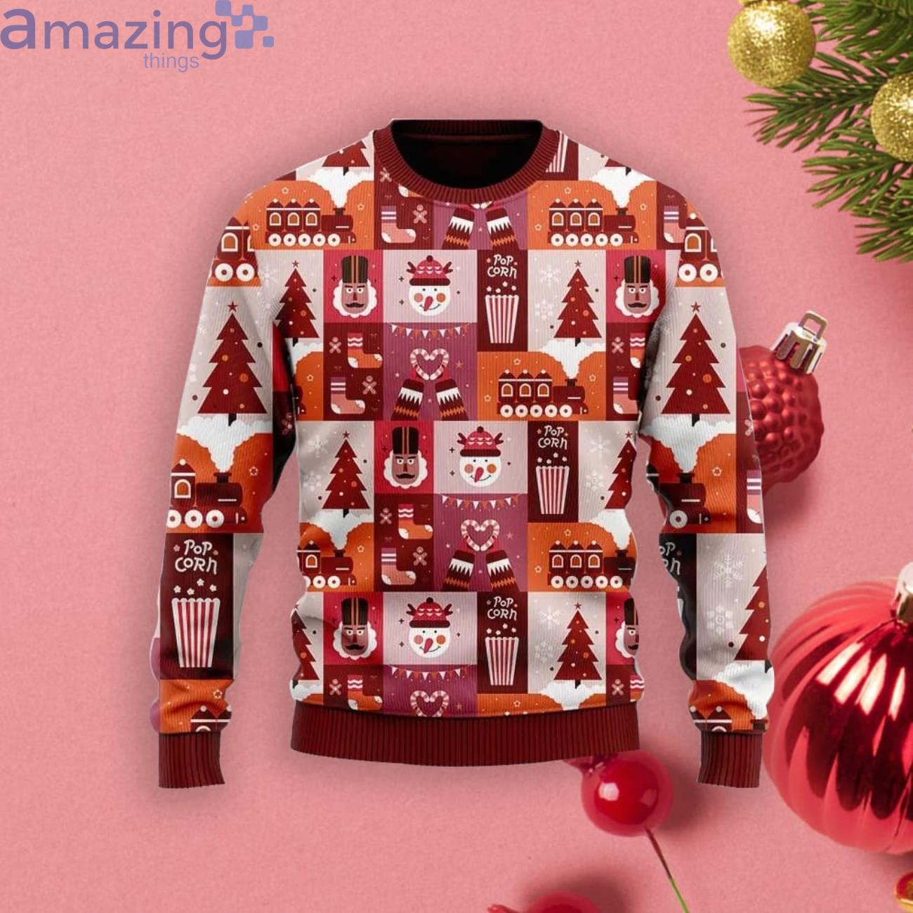 Snow Time Christmas Gift Ugly Christmas Sweater Product Photo 1 Snow Time Christmas Gift Ugly Christmas Sweater Product Photo 1