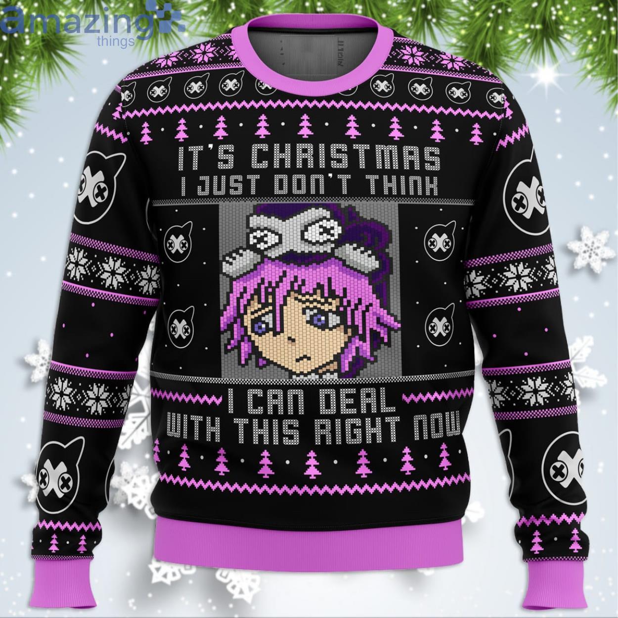Soul Eater Crona Deal With This Funny Christmas Gift Ugly Christmas Sweater Product Photo 1
