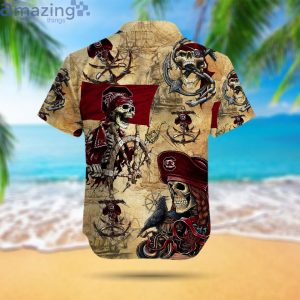 South Carolina Gamecocks Pirates Fans Pirates Skull Hawaiian Shirtproduct photo 3