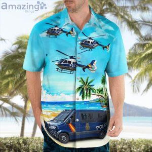 Spain National Police Corps Mercedes Benz Sprinter And Eurocopter Hawaiian Shirt image Spain National Police Corps Mercedes-Benz Sprinter And Eurocopter Hawaiian Shirt Product Photo 4