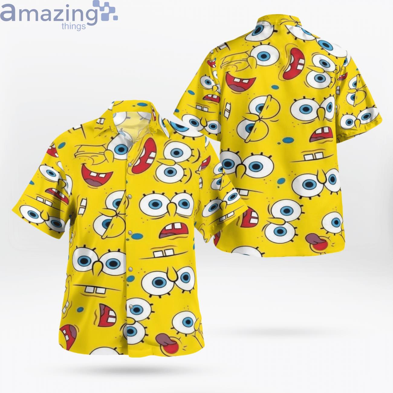Spongebob Squarepants Lover Shirt Spongebob Squarepants Hawaiian Shirt Product Photo 1 Spongebob Squarepants Lover Shirt Spongebob Squarepants Hawaiian Shirt Product Photo 1