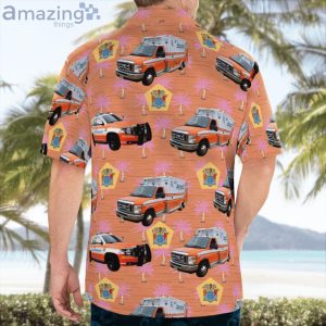 Stafford Township Emergency Medical Services New Jersey Fleet Hawaiian Shirt Product Photo 4