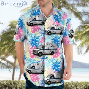 Stamford Connecticut Stamford Ems Car Lover Hawaiian Shirt Product Photo 3