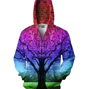Star Tree All Over Print 3D Hoodie Zip Hoodieproduct photo 2