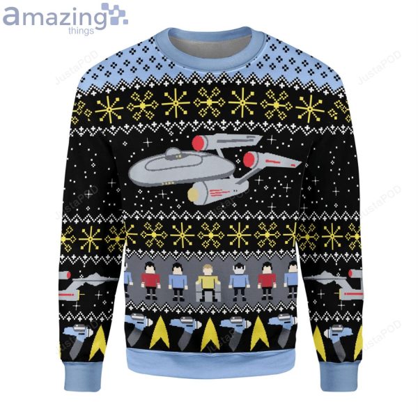 Star Trek Knitting Pattern Ugly Christmas Ugly Sweaterproduct photo 1