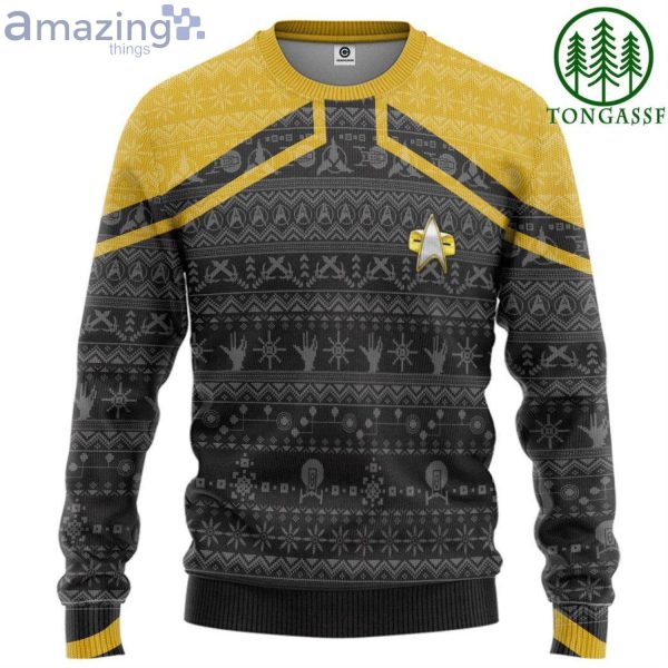 Star Trek Picard 2020 Yellow Christmas Custom Ugly Sweaterproduct photo 1