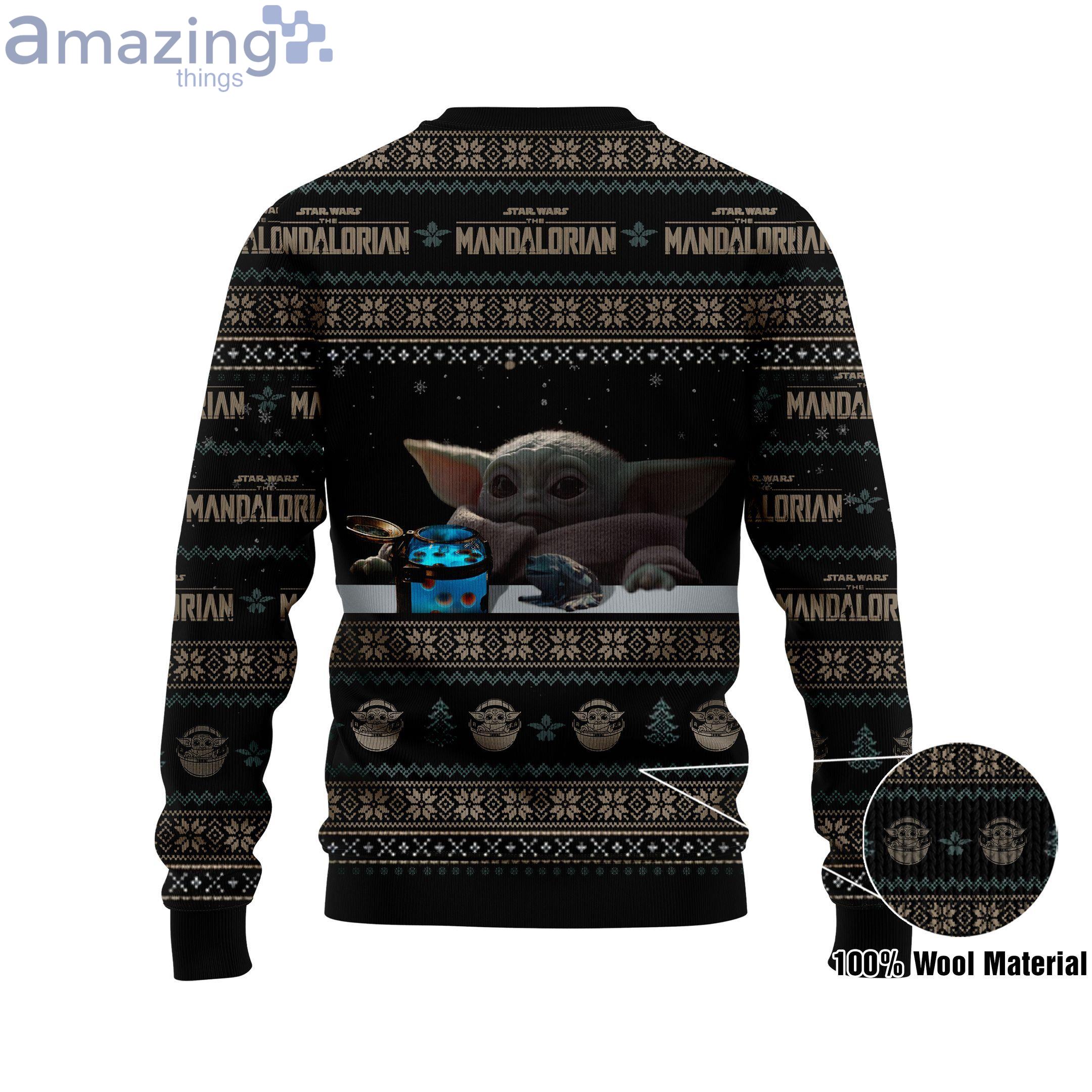 Star War Mandalorian All Over Print 3D Ugly Sweater image Star War Mandalorian All Over Print 3D Ugly Sweaterproduct photo 1 Product photo 1